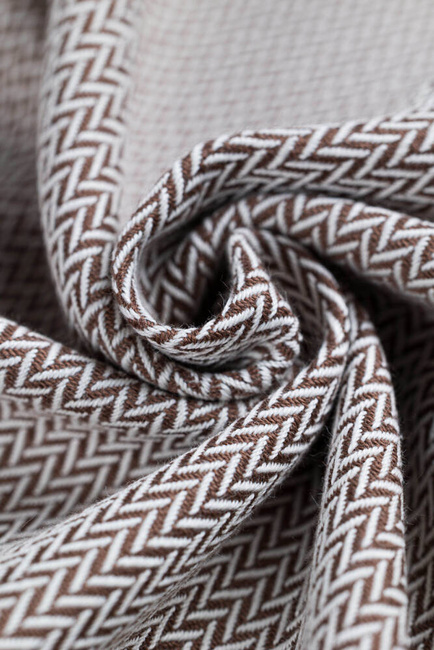 LennyLamb Ring Sling - Little Herringbone Almond