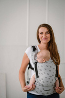 Nosidełko Kavka MultiAge Magnetic: Grey Dots Print