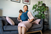 Nosidełko regulowane Qusy - Linen Mirage