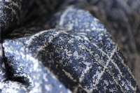 Chusta kółkowa Yaro Sparkling Ultra Navy Grey Repreve