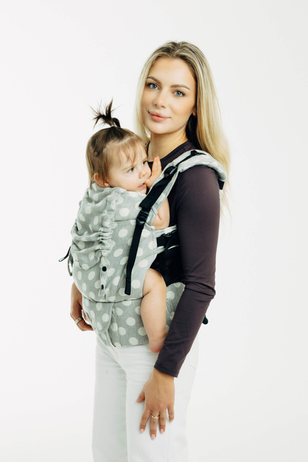 LennyLamb Baby carrier: LennyUpGrade: Litte Herringbone Skylight
