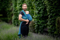 Chusta tkana EverySlings - Babyheart Mulberry