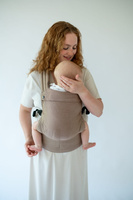 Baby Carrier Qusy Mini 2.0 - Walnut Twill Bamboo