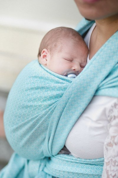 Chusta kółkowa/Ring Sling EverySlings Babyheart Ice Candy