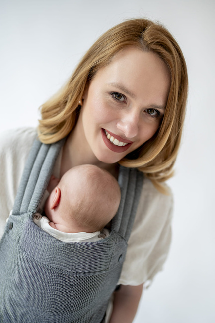 Baby Carrier Qusy Mini - Silver Dust 2.0