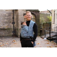 Chusta tkana Yaro Tiger Ultra Black Petrol Grey