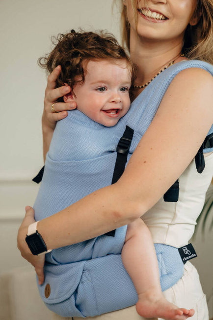 LennyLamb baby carrier - LennyLight - Little Herringbone Skylight