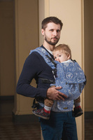 Nosidełko EverySlings MiMi 2.0.- Apollo 17 (60%bawełna, 40% len)