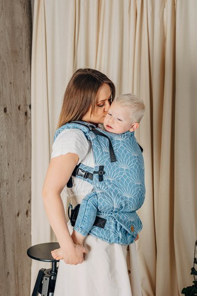 Nosidełko LennyLamb - LennyUpGrade Lotos Niebieski