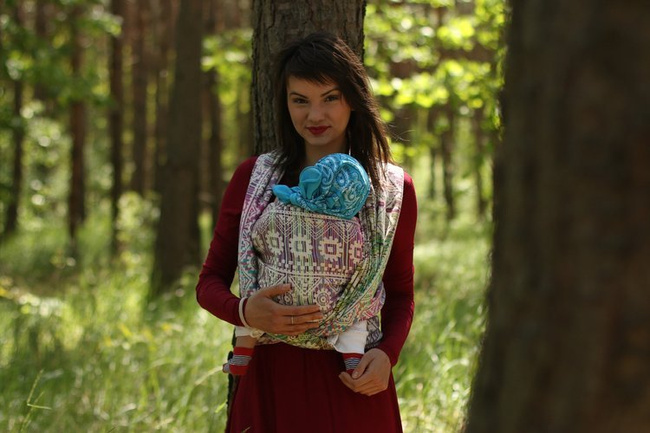 Woven wrap Sensimso Slings - Boha Intense