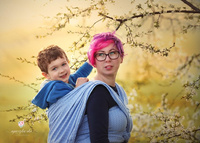 Chusta kółkowa/Ring Sling EverySlings Sweetheart Winter Sky