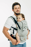 Ergonomiczne nosidełko regulowane - LennyUpGrade Pro: Mała Jodełka Szara