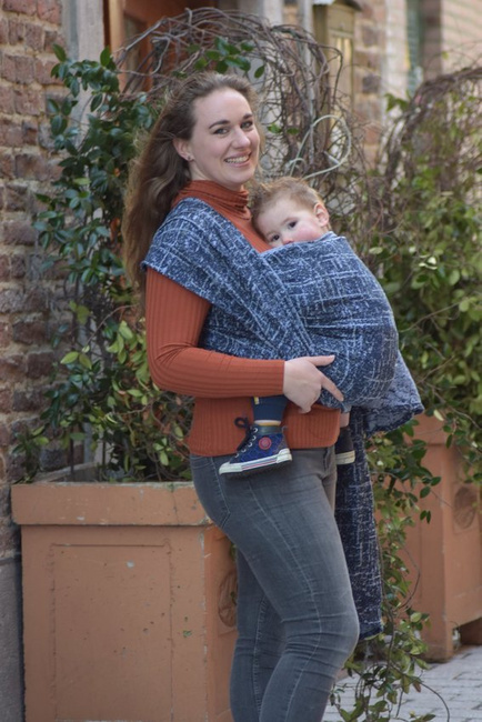 Ring Sling Yaro Sparkling Ultra Navy Grey Repreve