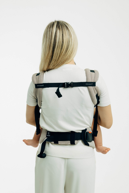 Ergonomiczne nosidełko regulowane - LennyUpGrade Pro: Mała Jodełka Almond