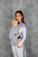 LennyHybrid Half Buckle Carrier - Little Herringbone Grey