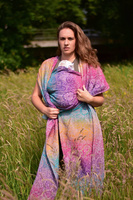 Chusta kółkowa Yaro Slings -Ava Trinity Sienna Rainbow Wool