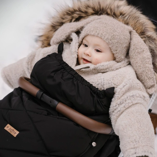 Zaffiro - Aspen GrowUp Wool Sleeping Bag - Black