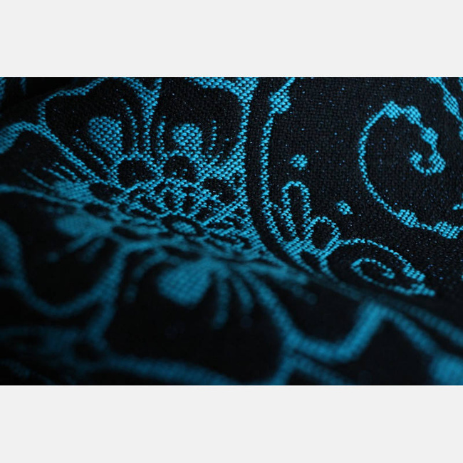 Woven Wrap Yaro Slings - Ava Contra Black-Blue Glam