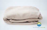 Osłonka Polarowa Little Frog Przytulna Żabka Beżowa