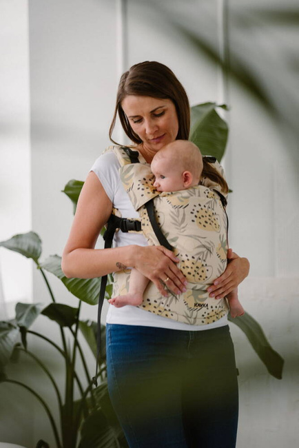 Baby carrier Kavka Multi-age: Cream Boho Print