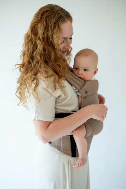 Baby Carrier Qusy Mini 2.0 - Walnut Twill Bamboo