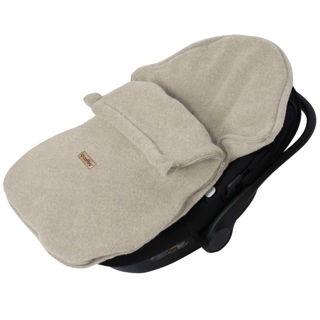 Zaffiro - Śpiworek Mini 0-18 miesięcy Wełna Premium - Sierra Beige