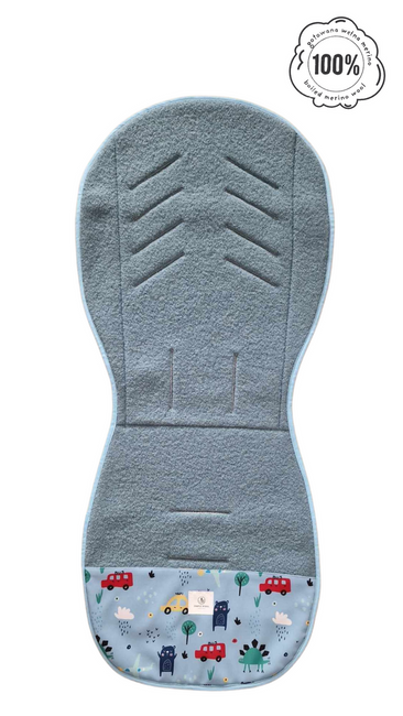 Antypotowa wkładka do spacerówki - Błękitne Autka