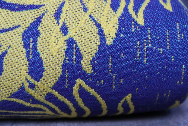 Woven Wrap Yaro Oasis Puffy Yellow Turkis Seacell
