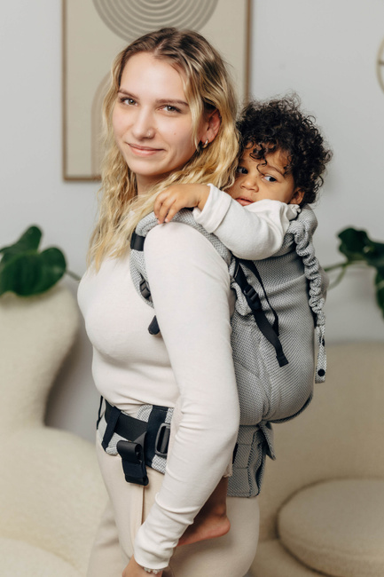 Nosidełko LennyLamb - LennyPreschool: Mała Jodełka Szara