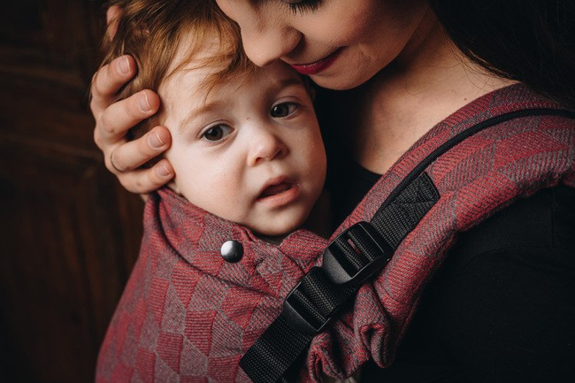 Baby carrier Kavka Multi-age rose shade
