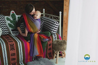 Chusta tkana Little Frog Aura in Love