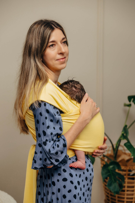 LennyLamb Stretchy/Elastic Baby Sling - Sunbeam (5m.)