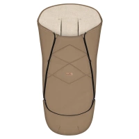 Zaffiro - Regulowany wełniany śpiwór EverGrow Aspen 0-36m - Latte