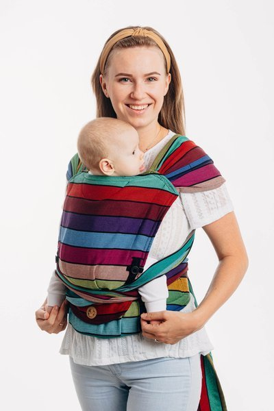 LennyHybrid Half Buckle Carrier - Carousel of Colors