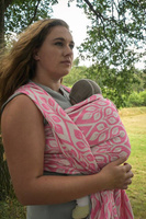 Chusta tkana Yaro Slings - La Vita Duo Fluo Pink Wool Blend