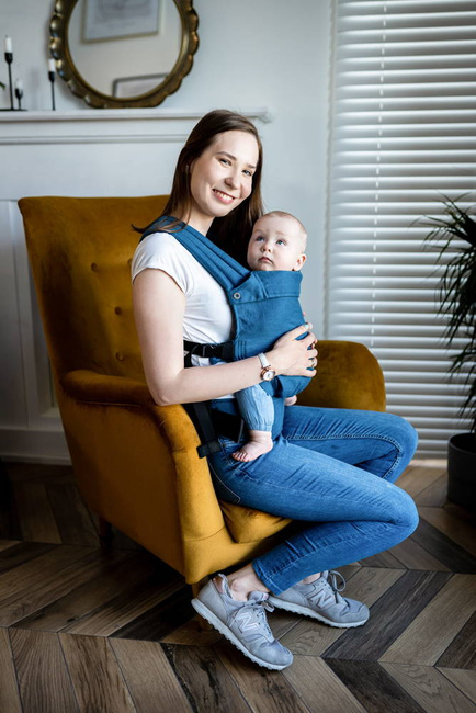 Nosidełko regulowane Qusy - Linen Mirage