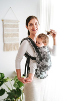 Baby carrier Kavka Multi-age: Black Geo Bamboo