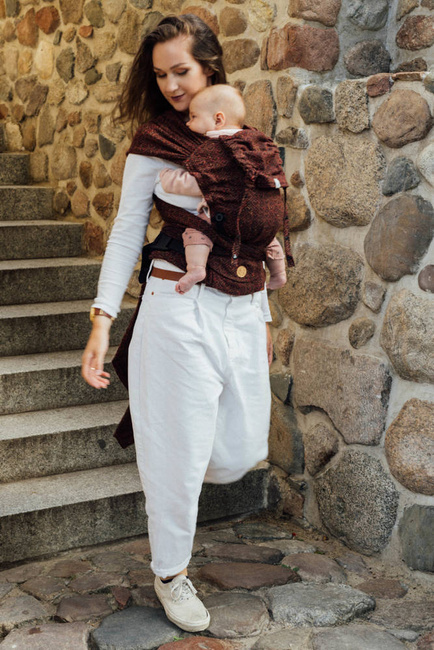 Nosidło hybrydowe LennyLamb - Big Love Auburn