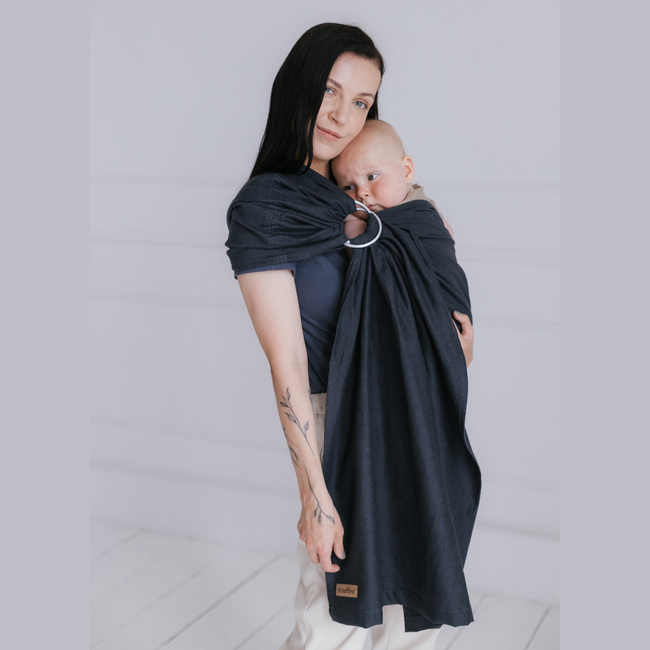 Zaffiro Ring Sling Hug Me - Roma: Anthracite