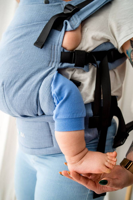 Nosidełko Kavka MultiAge - Blue Sky Linen