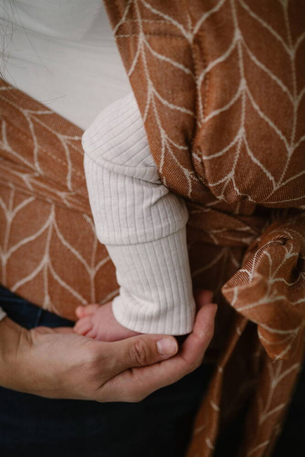 Nosidełko Kavka Handy Pro: Hazelnut Braid (Bawełna/Len/Wiskoza)