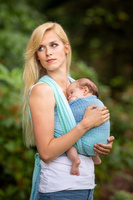 Chusta kółkowa EverySlings Babyheart Bayberry Tencel