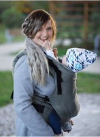 Nosidełko Kinder Hop Multi Grow: Herringbone Grey