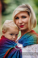 Chusta kółkowa Lenny Lamb Big Love - Tęcza Dark