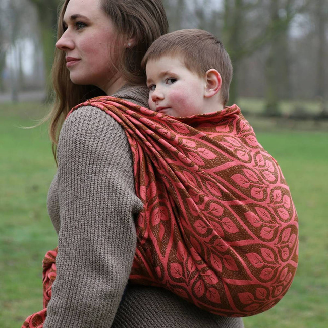 Chusta tkana Yaro Slings - La Vita Duo Pink Black Bronze Glam