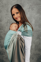 Chusta kółkowa LennyLamb - Mała Jodełka Baby Mint