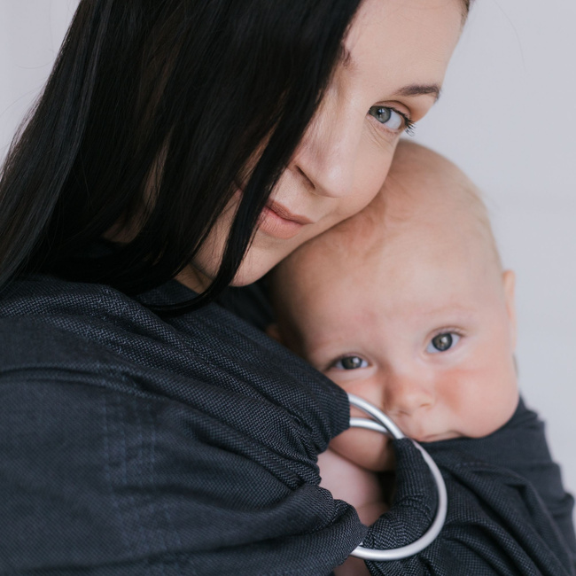 Zaffiro Ring Sling Hug Me - Roma: Anthracite