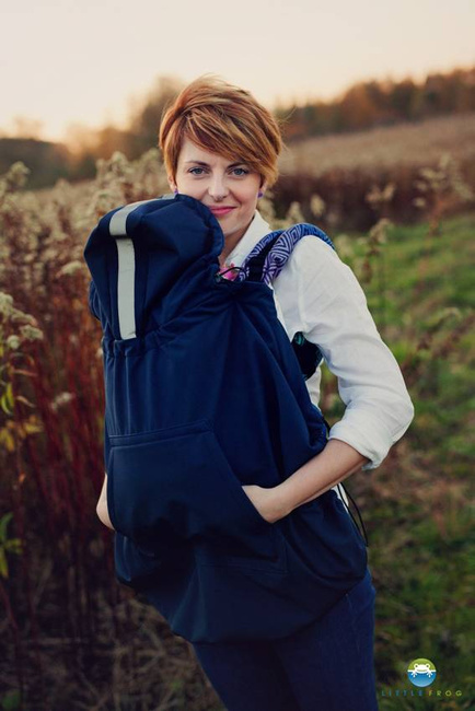 Little Frog Softshell Baby Cover - Navy