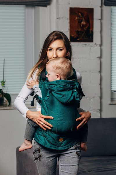Moje drugie nosidełko LennyLamb - LennyGo Szmaragd