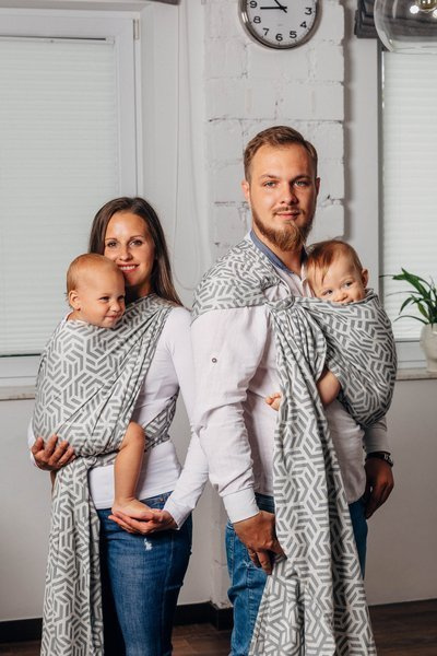 Basic Line Baby Sling Lenny Lamb - Moonstone